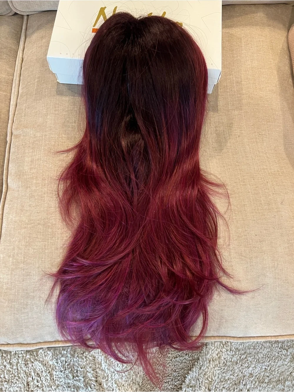 Noriko Angelica Large | Synthetic Plum Wig (Basic Cap)